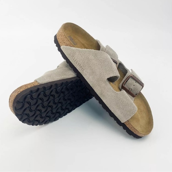 Birkenstock Arizona, suede, soft footbed EU 39 narrow. US 8 narrow.  New - Picture 3 of 7
